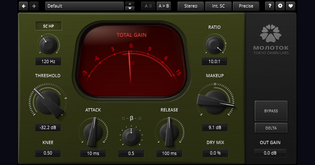 TDR Molotok: il compressore gratuito che trasforma la voce in RadioBOSS